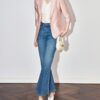 Acetate high-end commuter waist suit