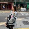 Light gray loose blazer