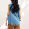 Loose Vintage Sleeveless Denim Top