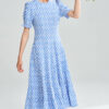 Summer Plaid Waist Dress