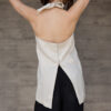 Summer Linen Halter-neck Backless Sexy Strap Resort-style Camisole