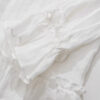 Ruffle Hot-fixed Rhinestones Loose Casual Shirt