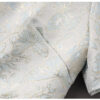 Elegant beaded lapel jacquard dress