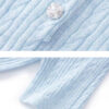 Beaded Lapel Short Sleeve Knit Top