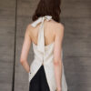 Summer Linen Halter-neck Backless Sexy Strap Resort-style Camisole