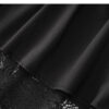 Lace embroidered mesh skirt