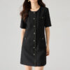 Summer French Style A-line Dress