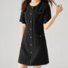 Summer French Style A-line Dress