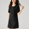 Summer French Style A-line Dress