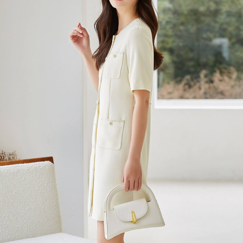 Summer French Style A-line Dress