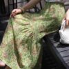 High-end fresh elastic waist slimming skirt