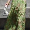 High-end fresh elastic waist slimming skirt
