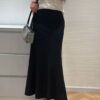 High-waisted slimming fishtail skirt