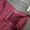 Linen-breasted vest and slit skirt two-piece set