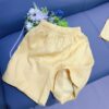 V-neck pullover vest elastic waist A-line casual shorts set