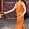 Beaded vest and wide-leg casual pants two-piece set