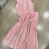 Tie-dyed sleeveless vest and loose skirt two-piece set