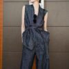 High-end vest and high-waist wide-leg casual pants set (with belt)