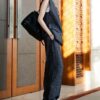 High-end vest and high-waist wide-leg casual pants set (with belt)