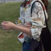 Oil painting floral print loose sun protection shirt