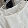 Fake two-piece lace shirt