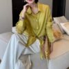 Elegant loose versatile shirt