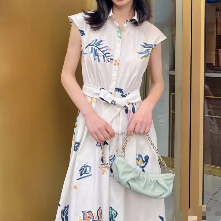 Versatile cotton dress (with belt)