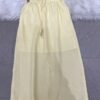100% linen light color short sleeve suit and skirt two piece set