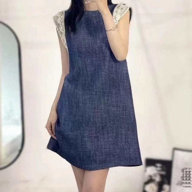 Linen Denim Dress
