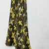 Digital Printing Elastic Waist Side Slit Skirt