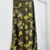 Digital Printing Elastic Waist Side Slit Skirt
