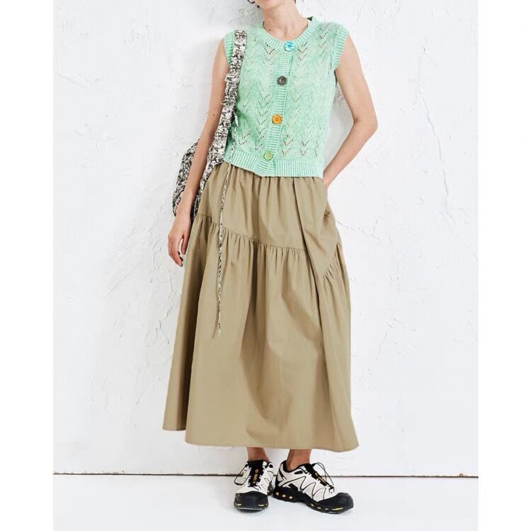 Irregular casual all-match skirt