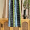 Pressed pleated plaid slimming skirt