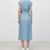 Minimalist all-match V-neck vest dress (with waist cord)