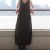 Simple workwear style sleeveless dress