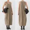 Simple workwear style sleeveless dress