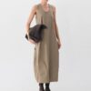 Simple workwear style sleeveless dress