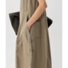 Simple workwear style sleeveless dress