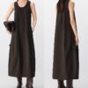 Simple workwear style sleeveless dress