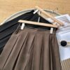 Casual loose-fitting washed elastic waist casual pants