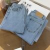 Versatile high waist straight jeans