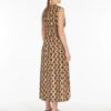 French printed sleeveless dress (with belt)