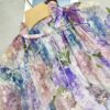 French style printed silk shirt (100% silk)