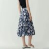 Versatile simple printed skirt