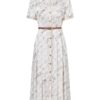 Simple and comfortable Tencel letter print dress (with belt)
