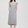 Simple round neck loose dress