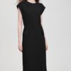 Simple round neck loose dress