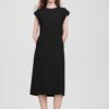Simple round neck loose dress