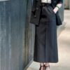 Light luxury straight skirt