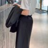 Light luxury straight skirt